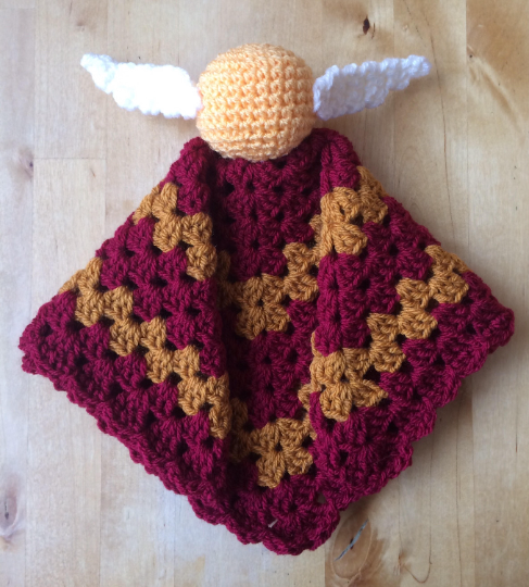 Harry Potter Golden Snitch Baby Cuddle Blanket.