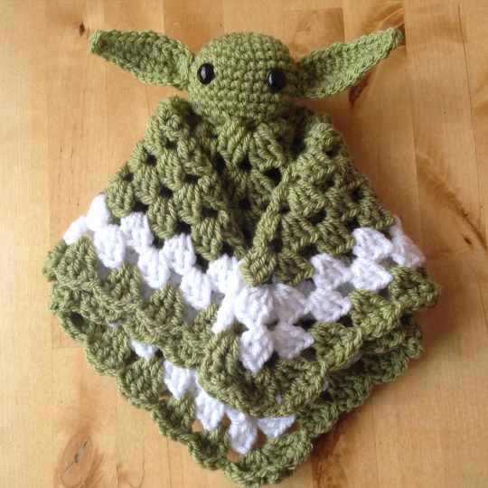 Star Wars Baby Blanket. Yoda Cuddle Blanket.