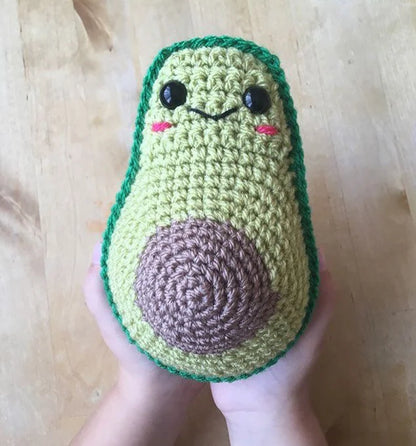 Avocado plushie.