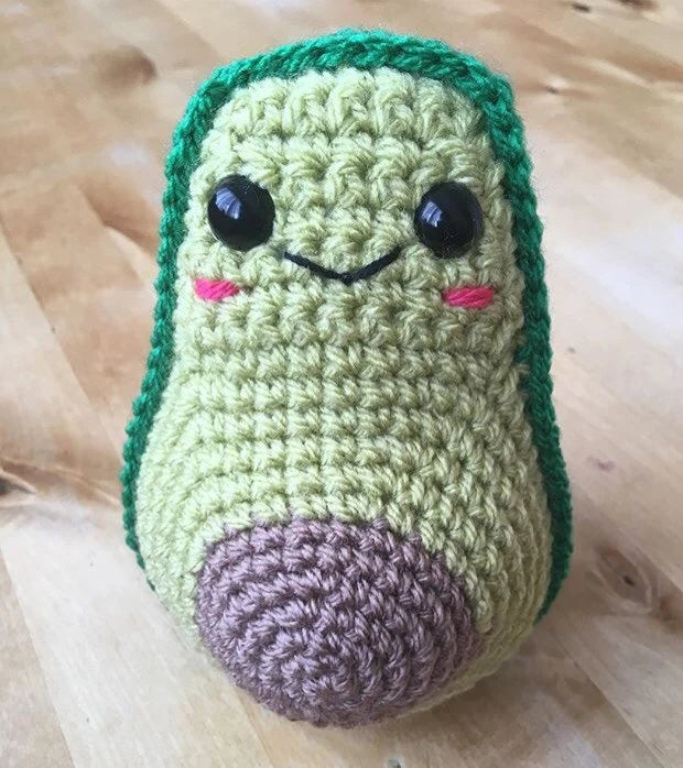 Avocado plushie.