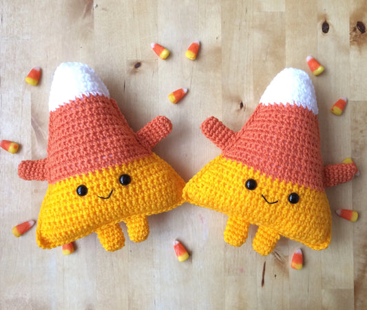 Candy Corn plush. Halloween decor. Photo prop.