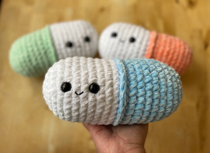 Chill pill plushie.