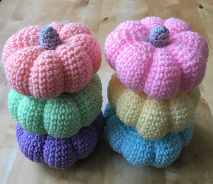 Crochet Pastel Pumpkin.