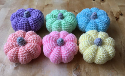 Crochet Pastel Pumpkin.