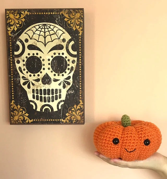 Crochet Pumpkin. Large.