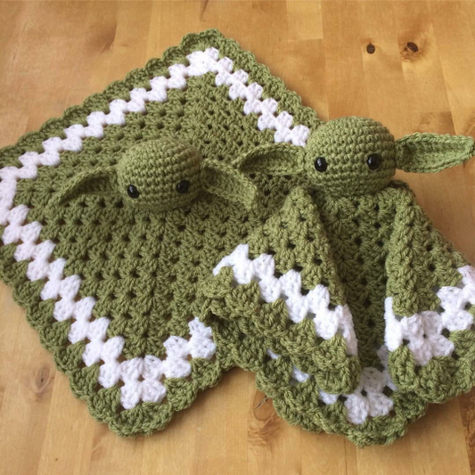 Star Wars Baby Blanket. Yoda Cuddle Blanket.